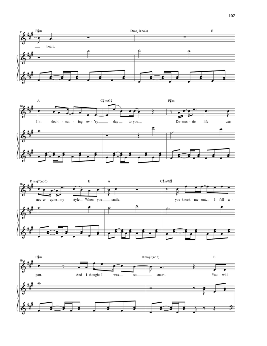 Dear Theodosia (from Hamilton) Piano, Vocal scores gallery preview page 2