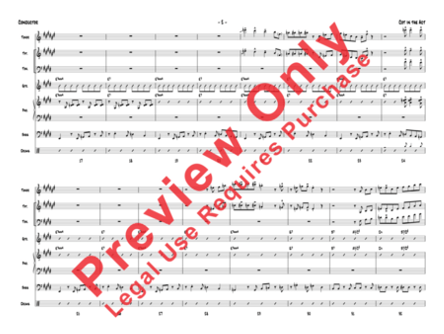 Cot in the Act Jazz Ensemble scores gallery preview page 5