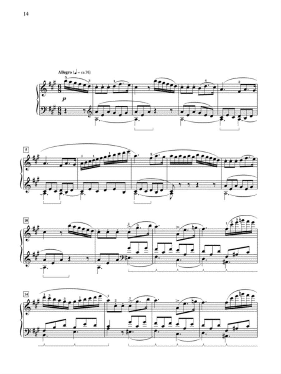 Sonata in A Major, Op. 120, D. 664 Small Ensemble scores gallery preview page 9