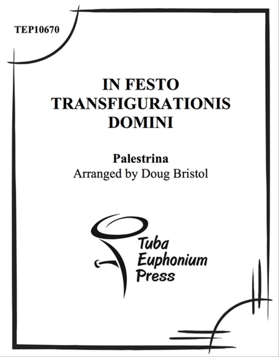 In Festo Tranfigurationis Domini EETT scores gallery preview page 1