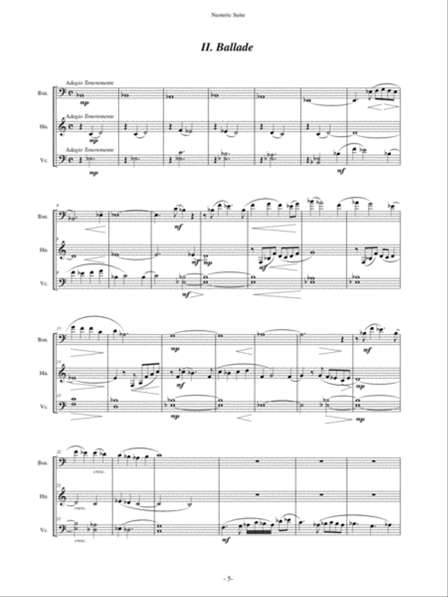 Neoteric Suite Bassoon scores gallery preview page 6