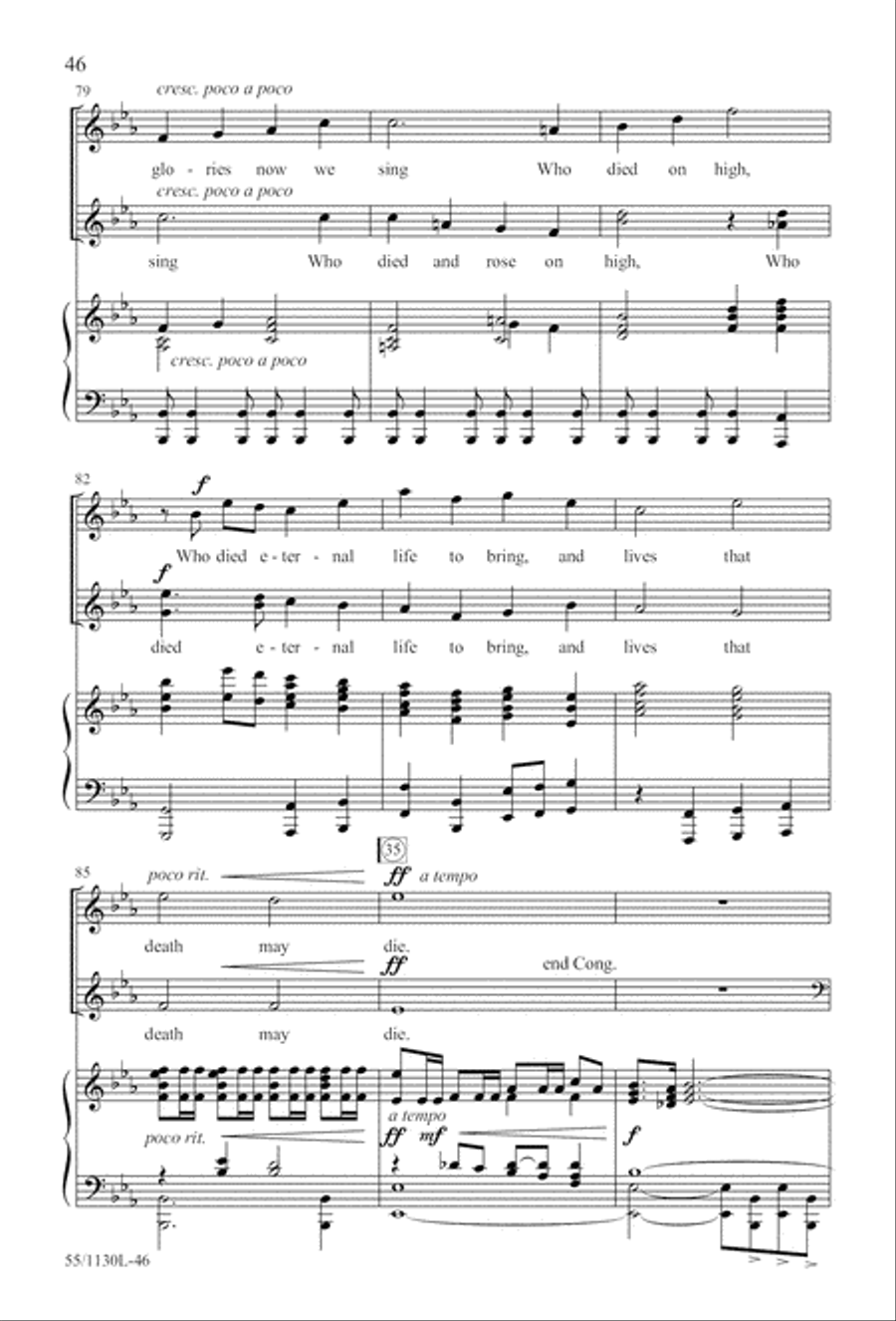 Journey to the Cross 3-Part scores gallery preview page 47