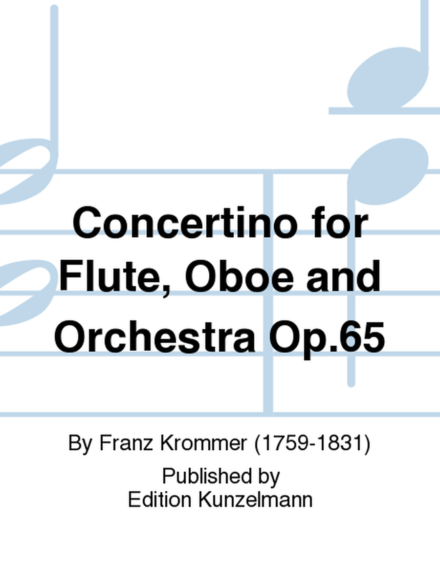 Concertino for Flute, Oboe and Orchestra Op. 65