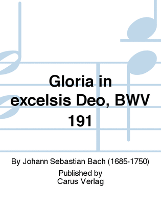 Book cover for Gloria in excelsis Deo