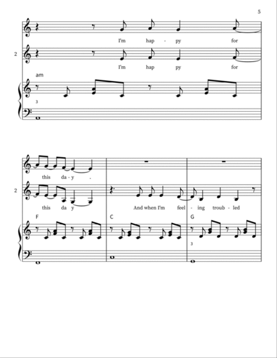It's A Beautiful Day 2-Part scores gallery preview page 5