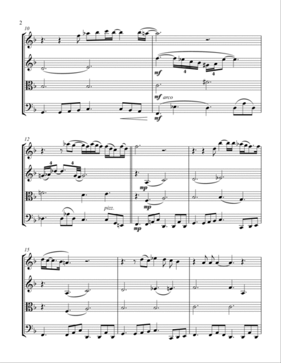 At Last String Quartet scores gallery preview page 2