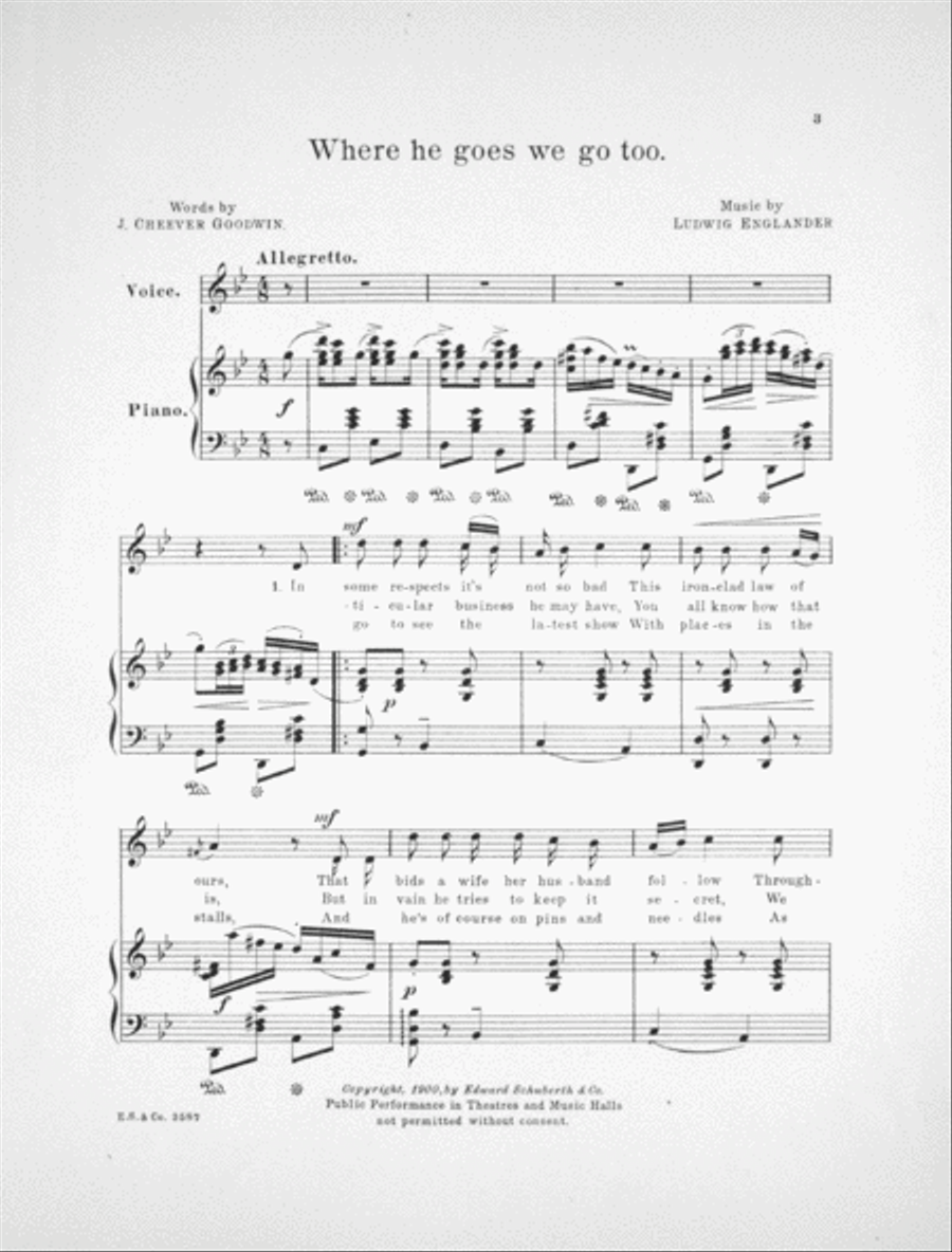 Where He Goes, We Go Too Voice scores gallery preview page 2