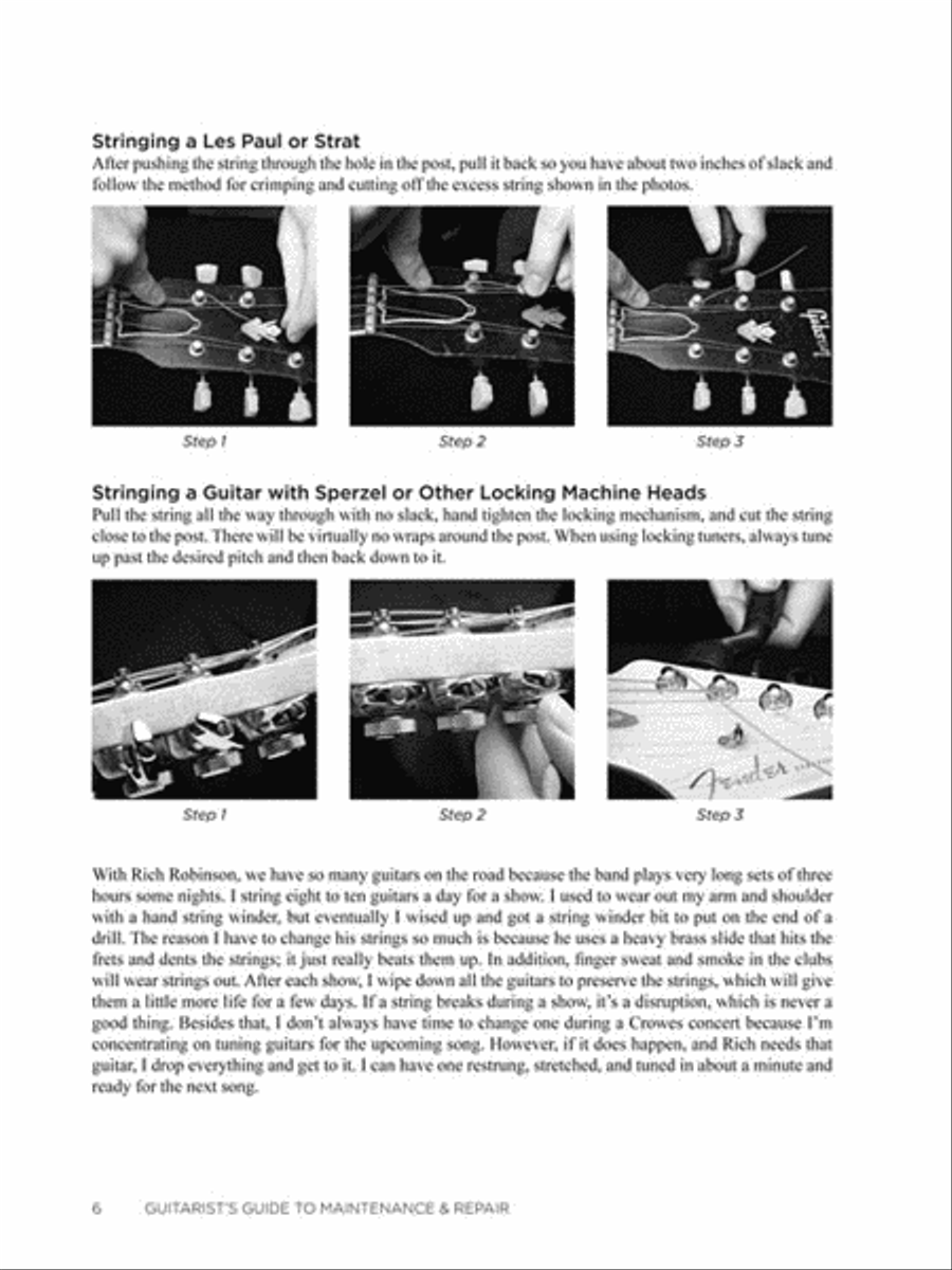 Guitarist's Guide to Maintenance & Repair Guitar Tablature scores gallery preview page 4