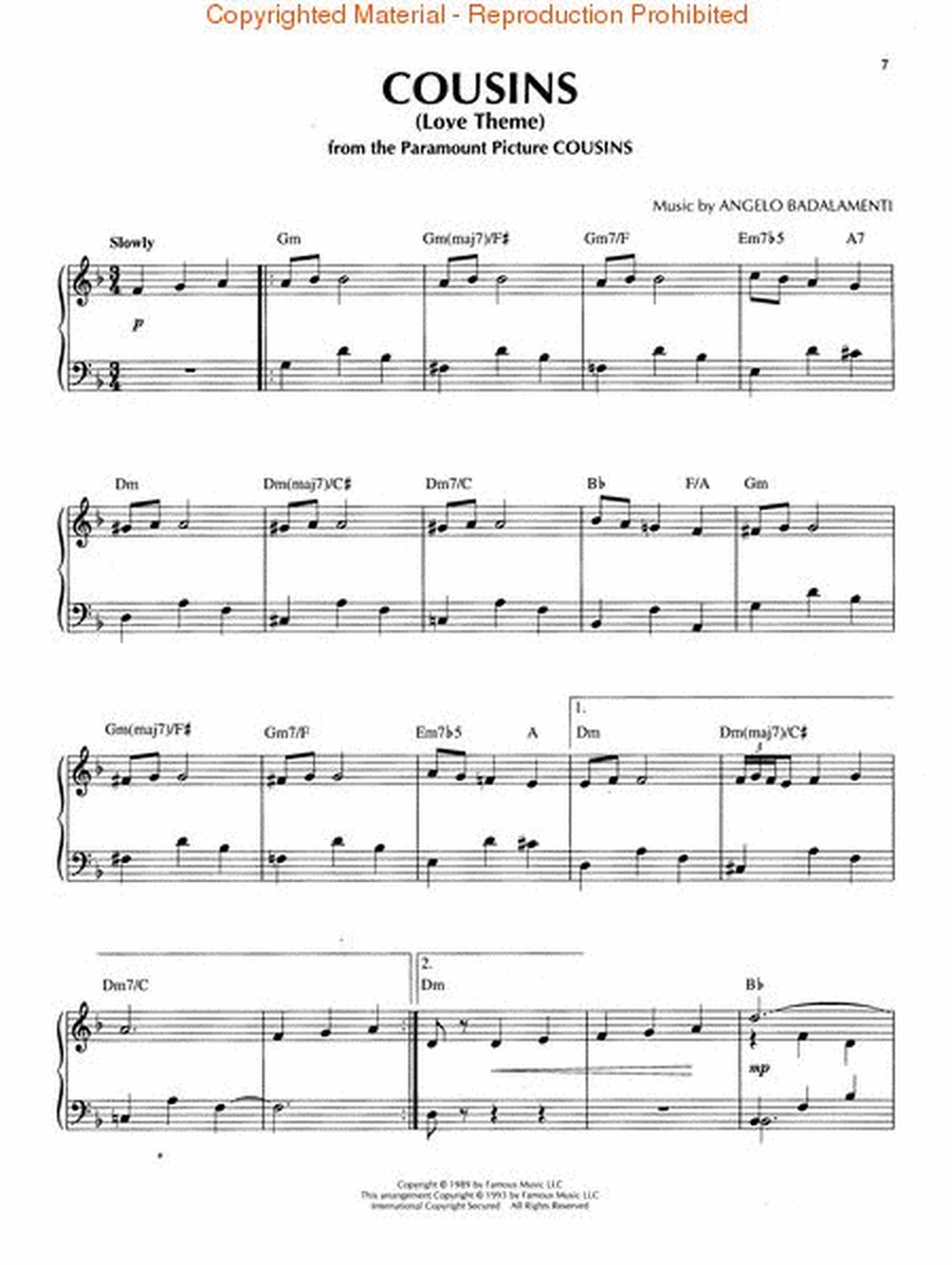 Romantic Movie Music for Piano