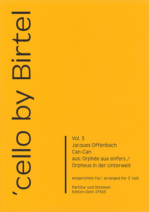 Book cover for Can-Can -aus "Orpheus in der Unterwelt"- (für drei Violoncelli)