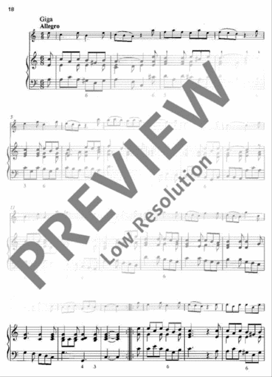3 Sonatas 3 Sonatas Alto Recorder scores gallery preview page 19