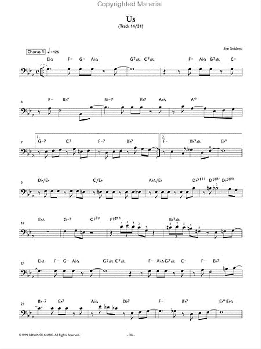Easy Jazz Conception Trombone Trombone scores gallery preview page 15