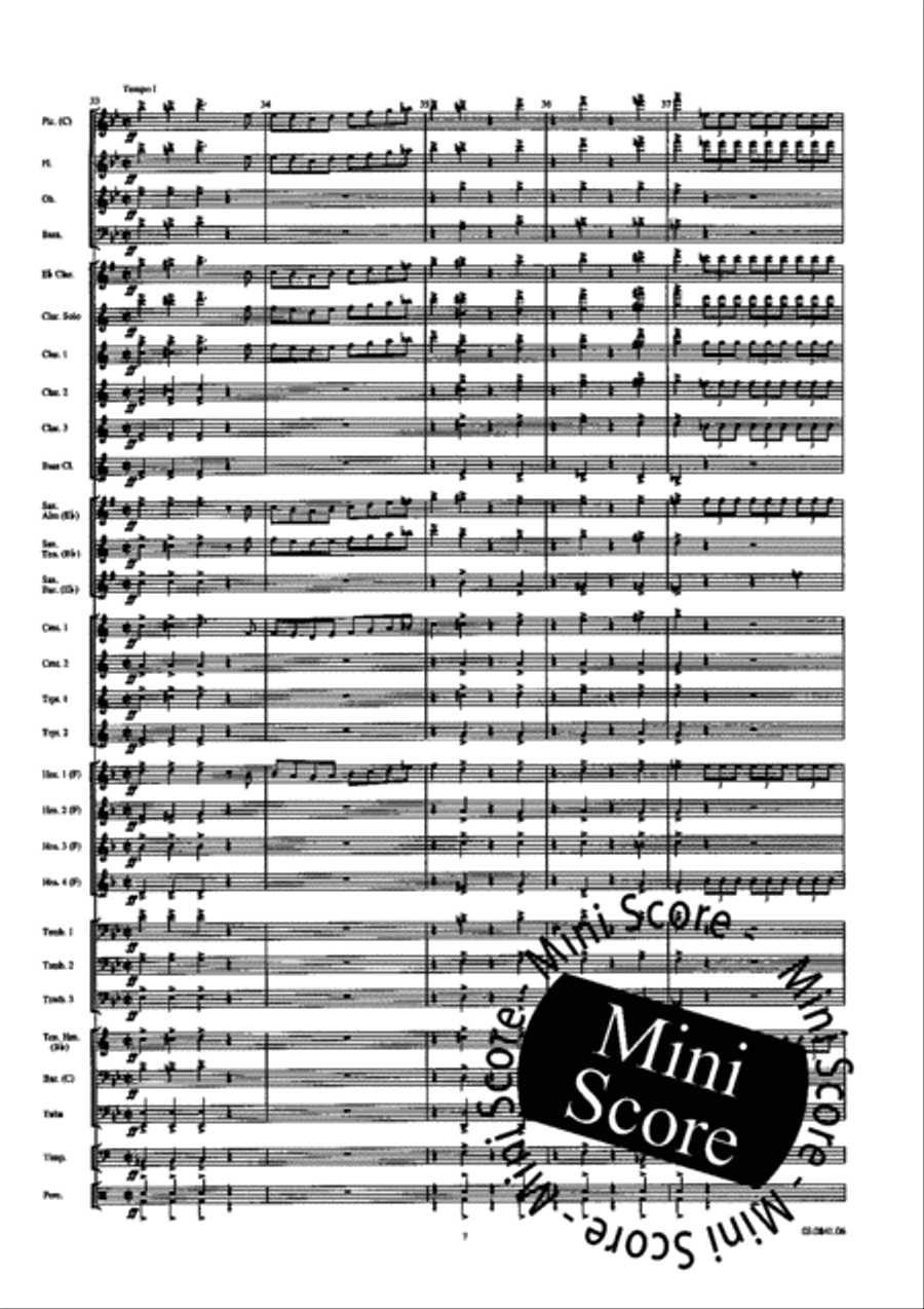 Die Fledermaus Concert Band scores gallery preview page 11