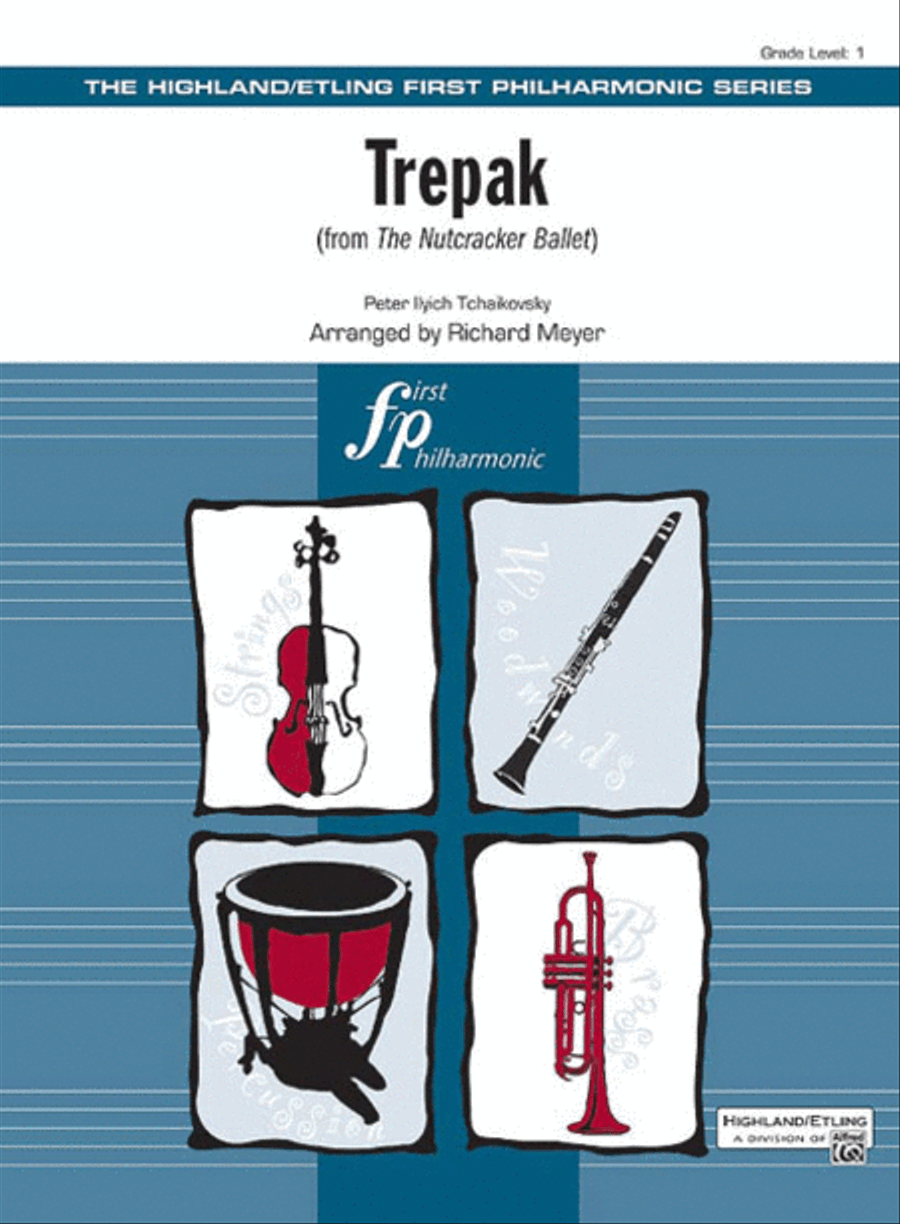 Trepak from The Nutcracker Ballet Full Orchestra scores gallery preview page 1
