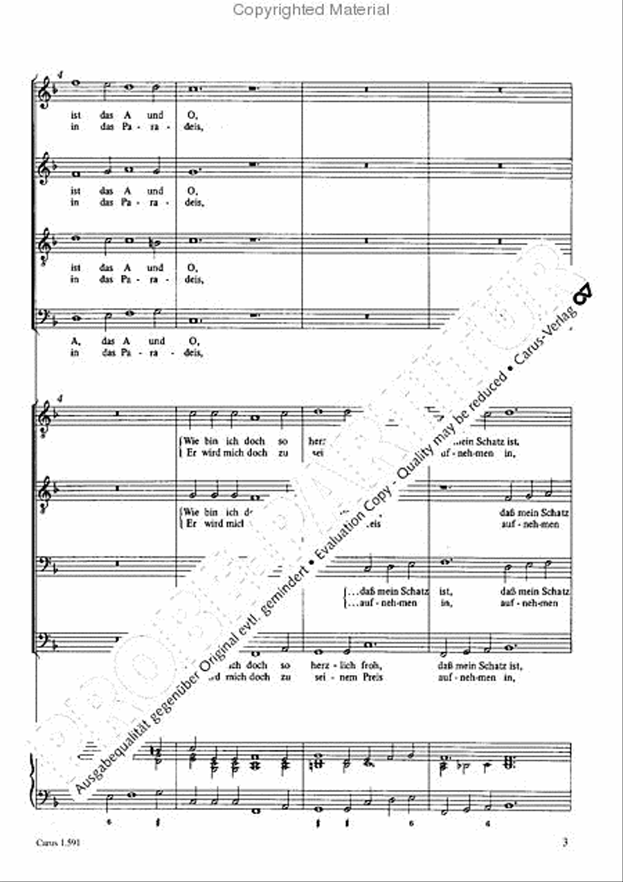 Wie bin ich doch so herzlich TTBB scores gallery preview page 4