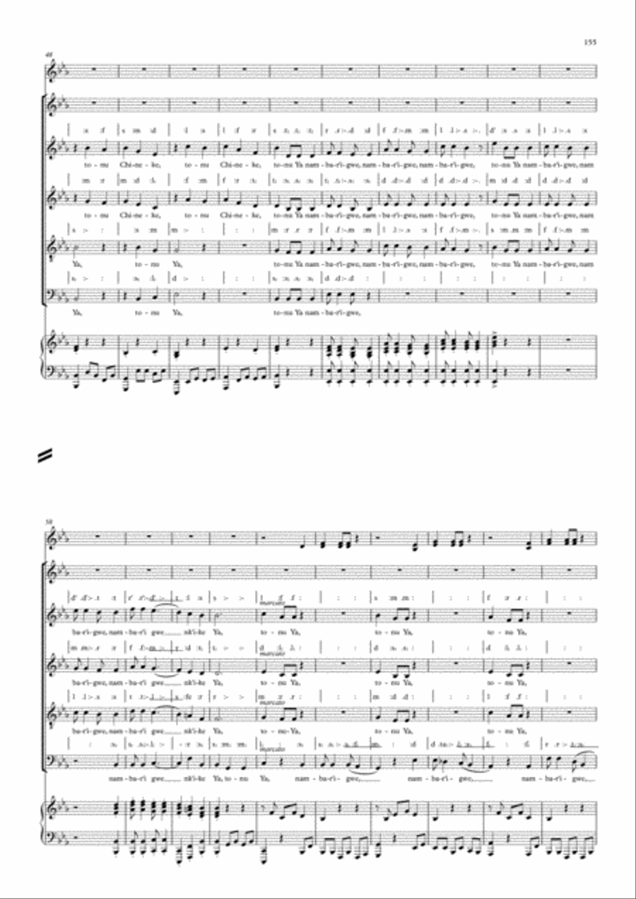 Toonu Jah Choir scores gallery preview page 3