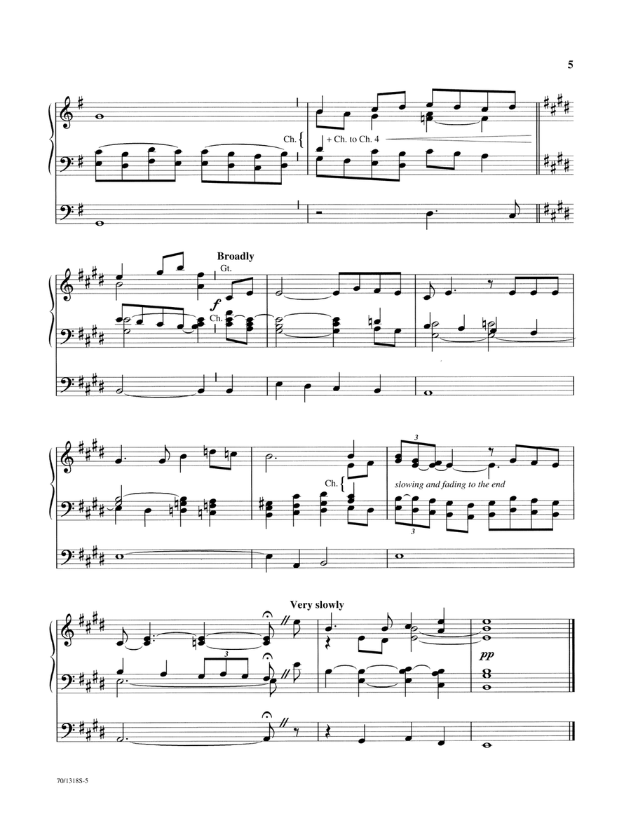 Wood Works for Lent and Easter Organ scores gallery preview page 5