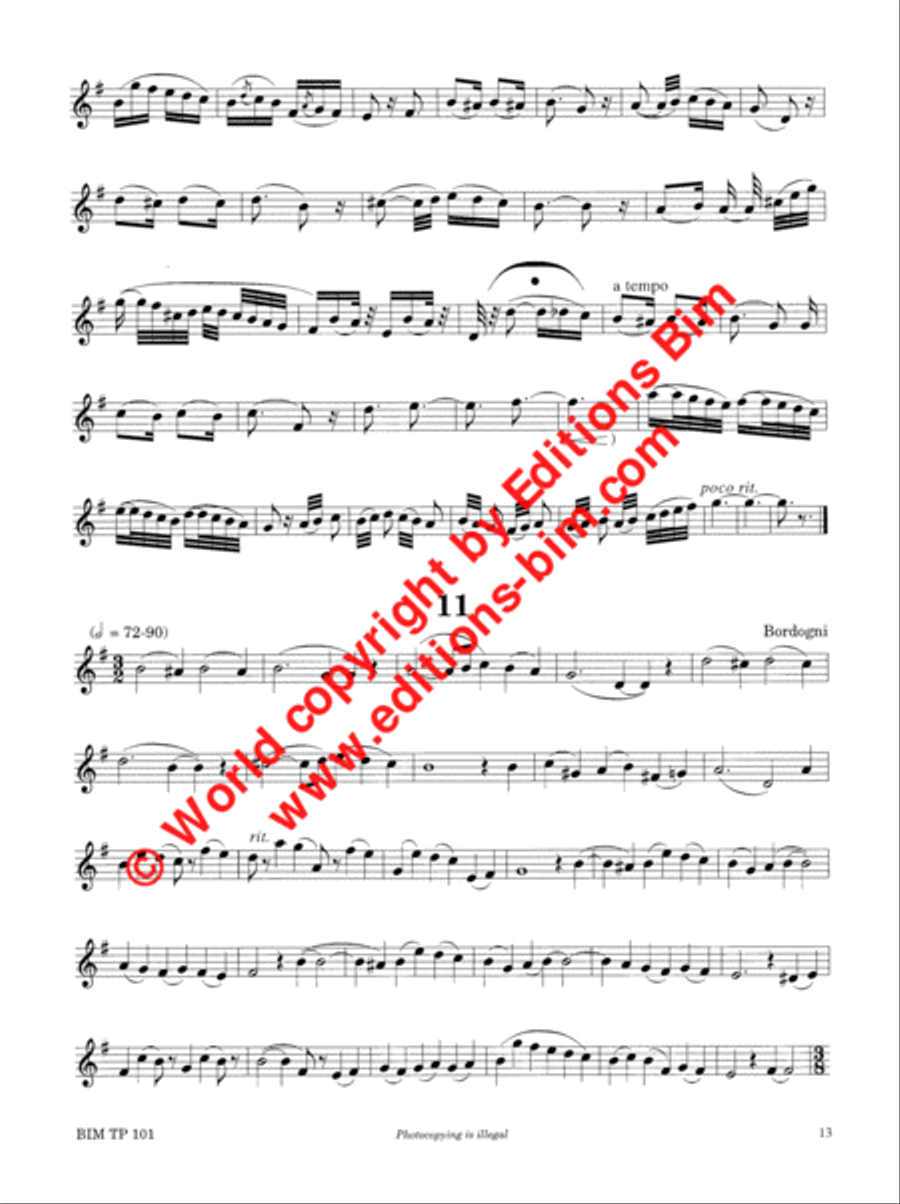 48 Lyric Studies Trumpet Solo scores gallery preview page 4