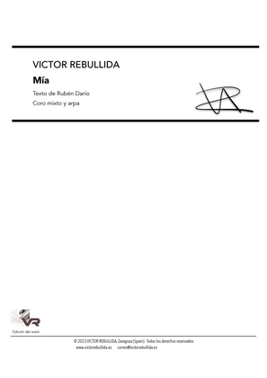 Book cover for Mía