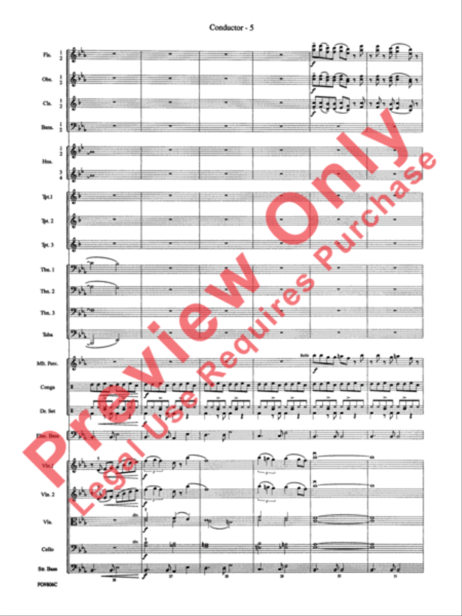 Let It Snow! Let It Snow! Let It Snow! Full Orchestra scores gallery preview page 7