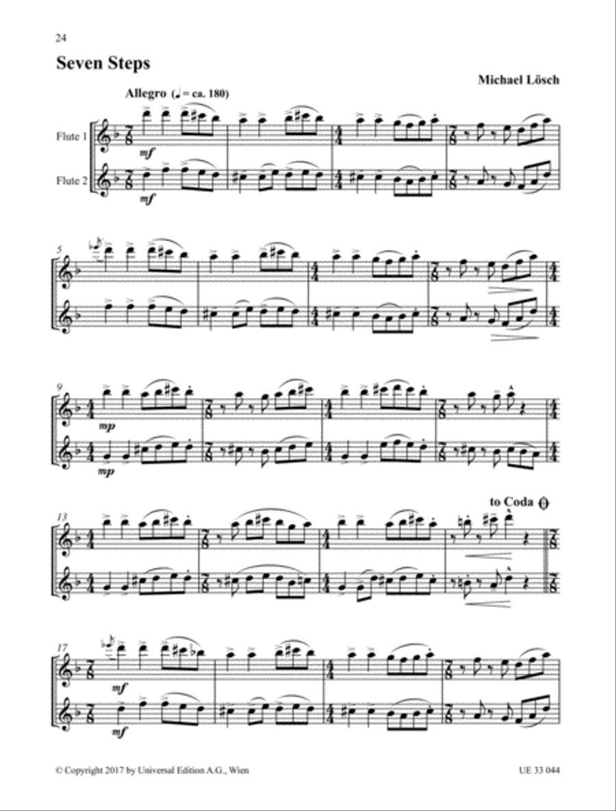 Klezmer Flute Duets Flute Duet scores gallery preview page 11