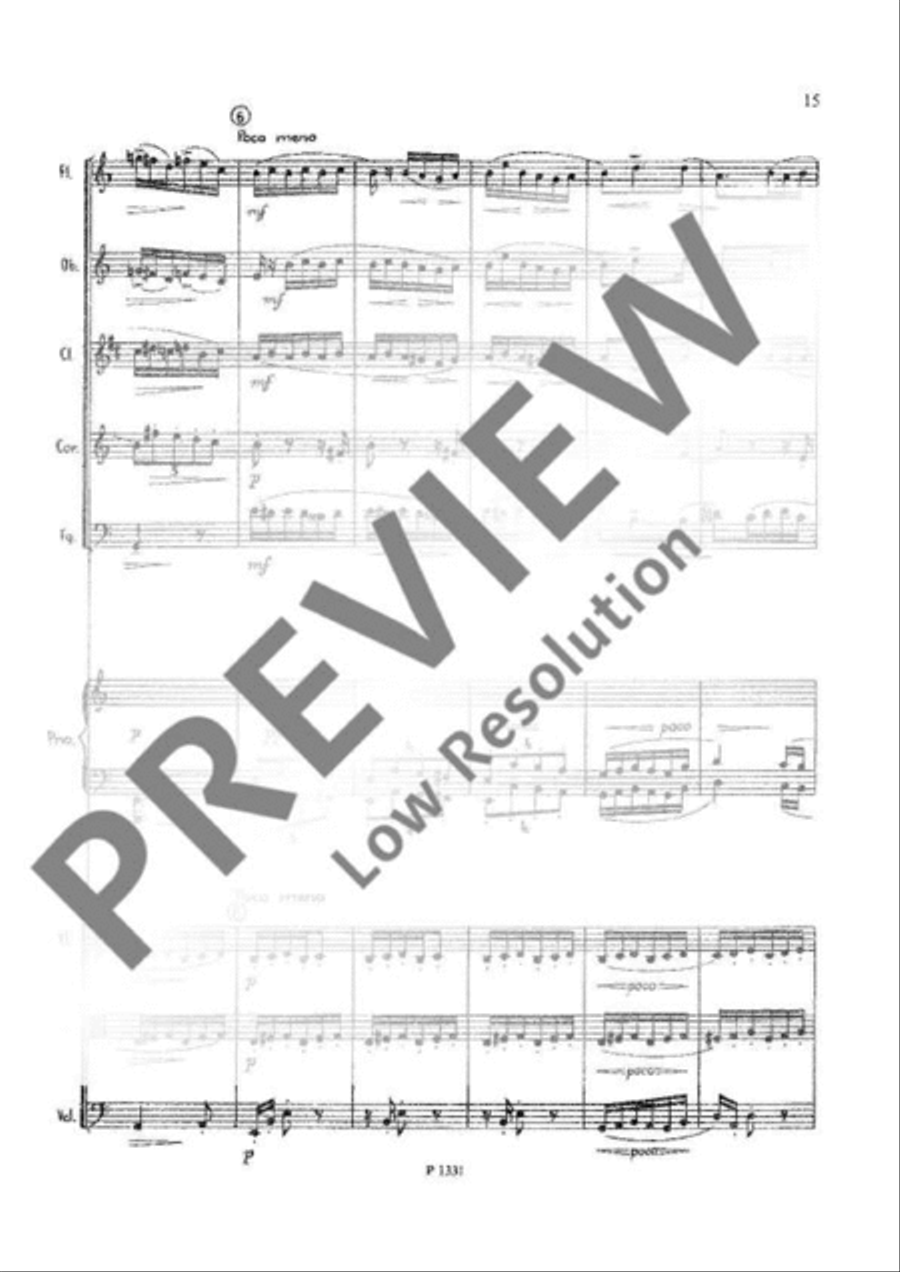 Nonet Piano scores gallery preview page 16