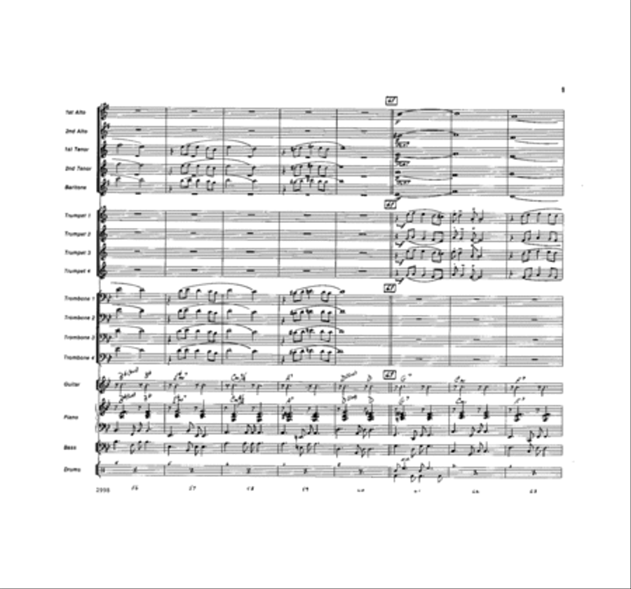 Gospel John Jazz Ensemble scores gallery preview page 9