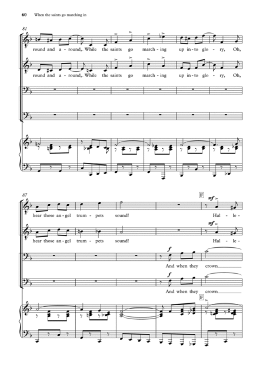 John Rutter Choral Works for TTBB choirs TTBB scores gallery preview page 21