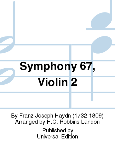 Symphony 67, Violin 2
