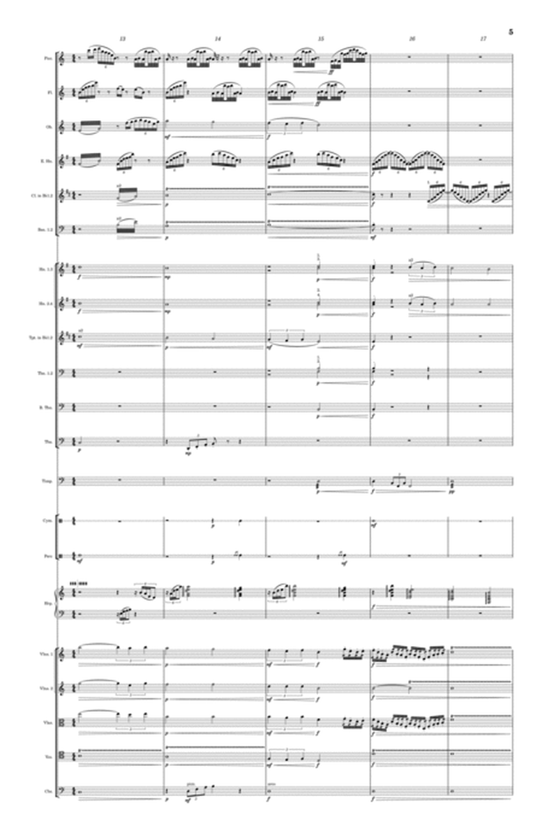 Forever in the Wind | Symphony No. 1, Mov. 1 - Score Only image number null
