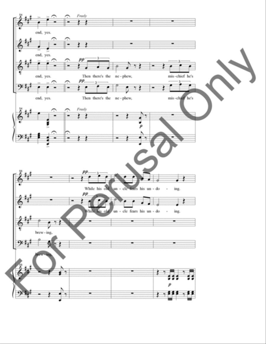Chorus of the Servants Chorus of the Servants 4-Part scores gallery preview page 11