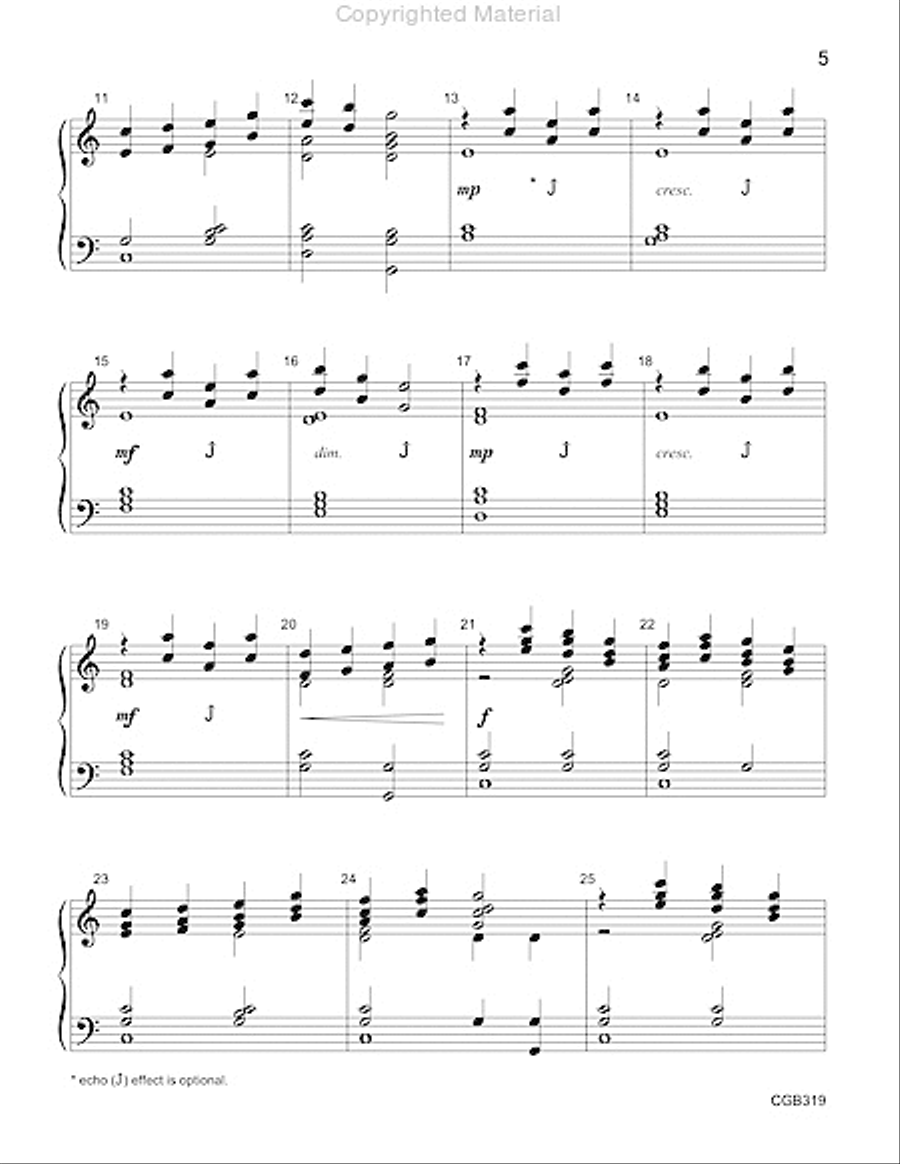 Processional and Bell Chime Handbell Choir scores gallery preview page 3