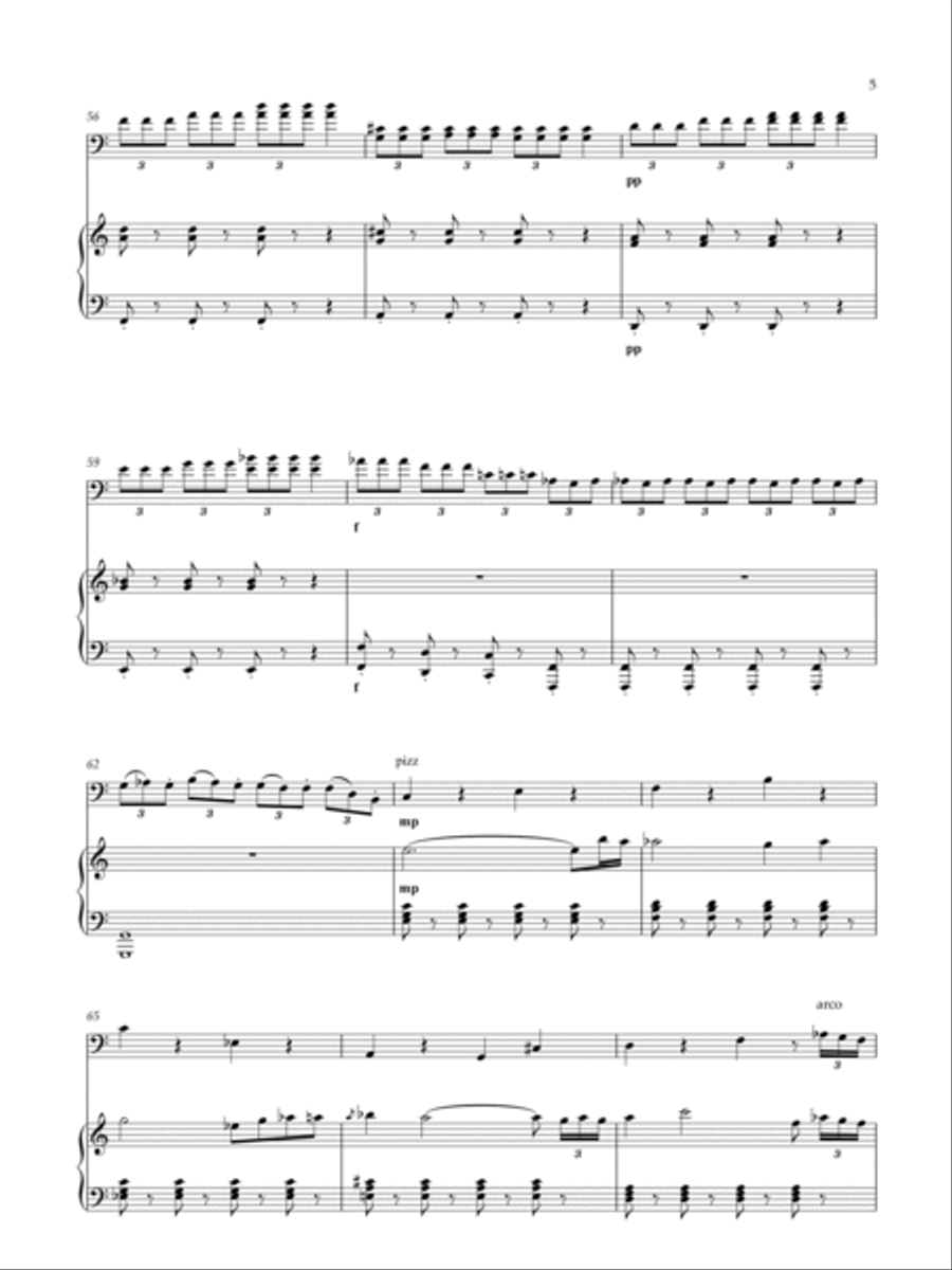 The girl and the toad (from Forest Frequencies II) Double Bass scores gallery preview page 6
