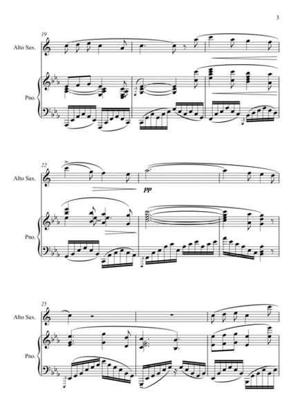 Giacomo Puccini - O mio babbino caro (Alto Saxophone Solo) Eb Key image number null