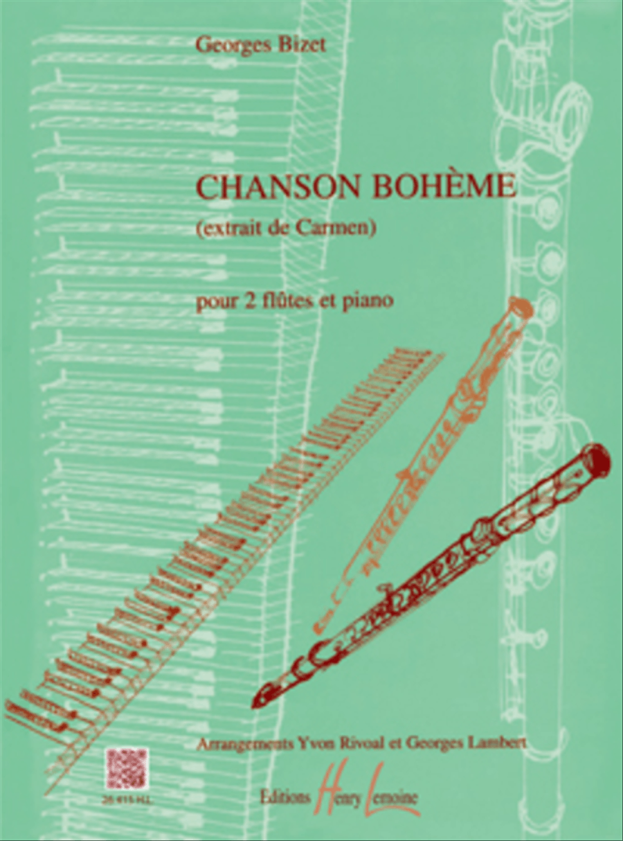 Chanson Boheme Flute Duet scores gallery preview page 1