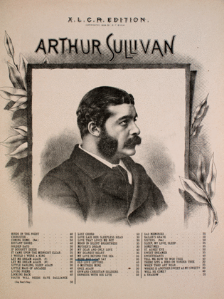 Book cover for Arthur Sullivan. None But I Can Say