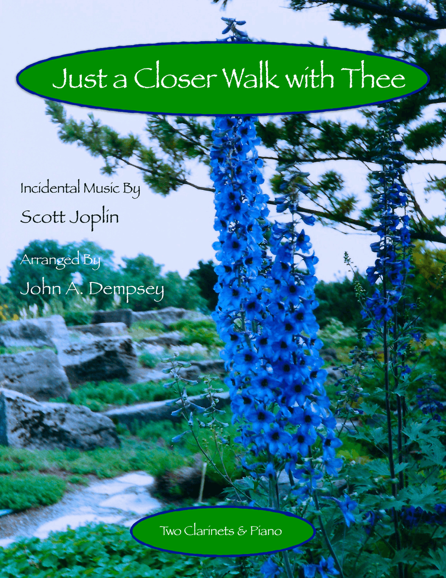 Just a Closer Walk with Thee / Solace (Trio for Two Clarinets and Piano) Woodwind Duet scores gallery preview page 1