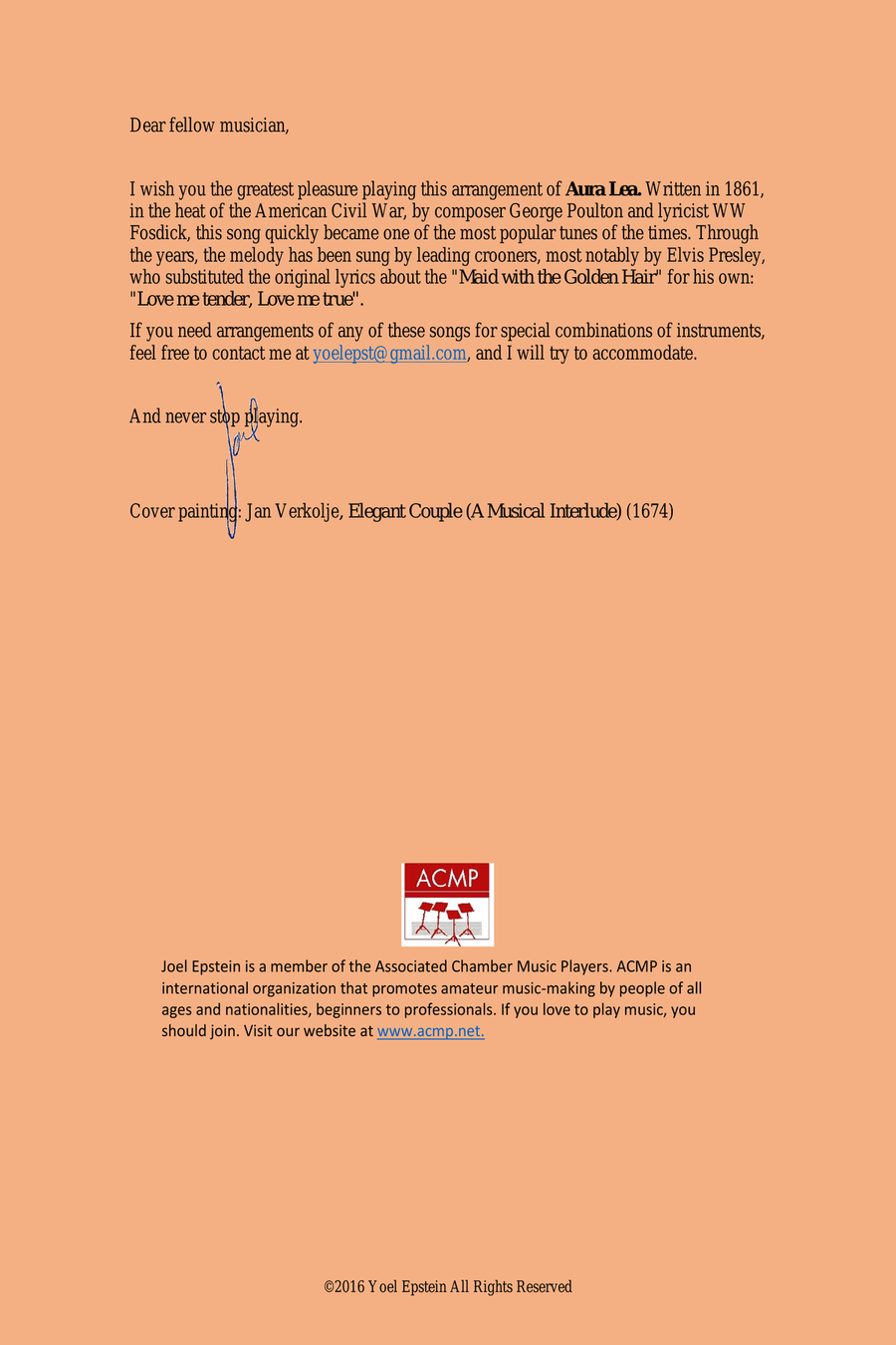 Aura Lee - Love song for Flute Choir Flute Choir scores gallery preview page 2