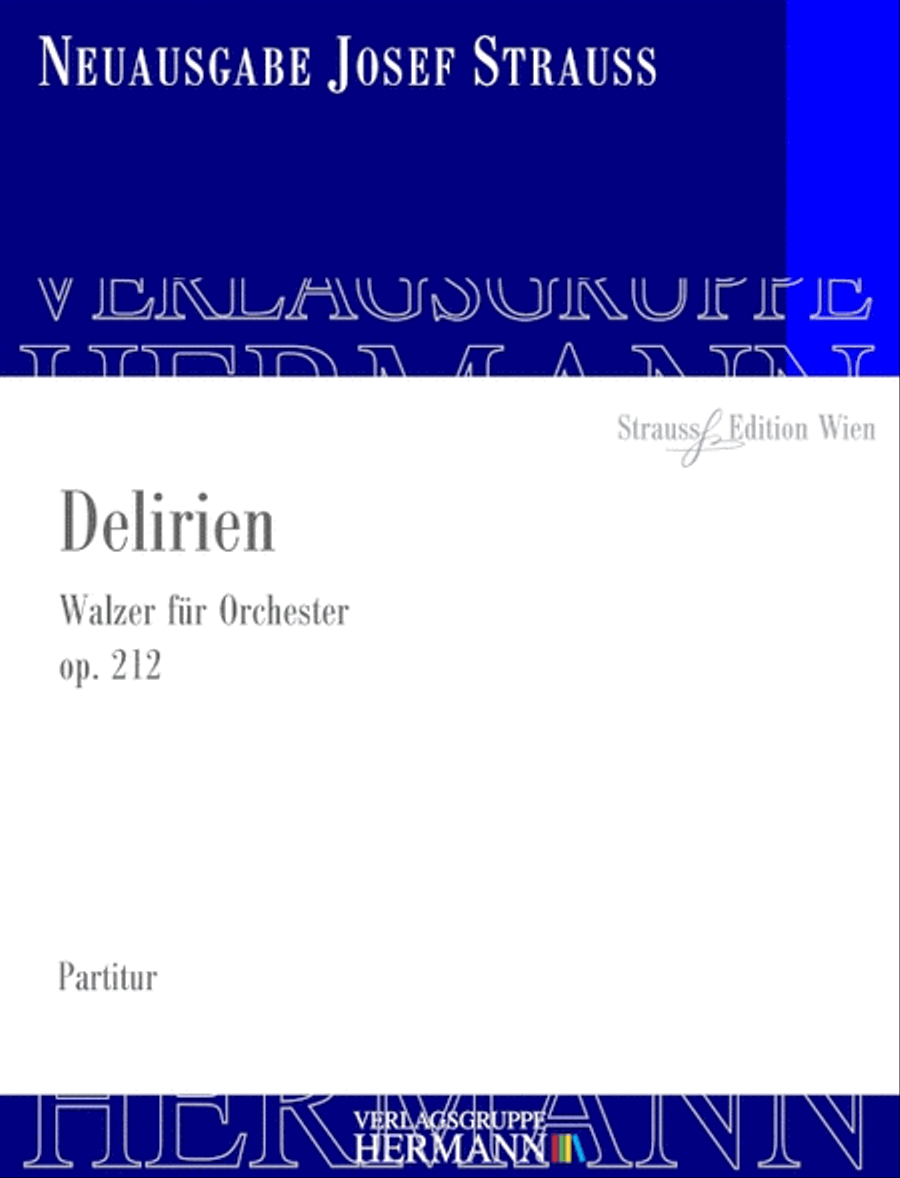 Delirien op. 212 Orchestra scores gallery preview page 1