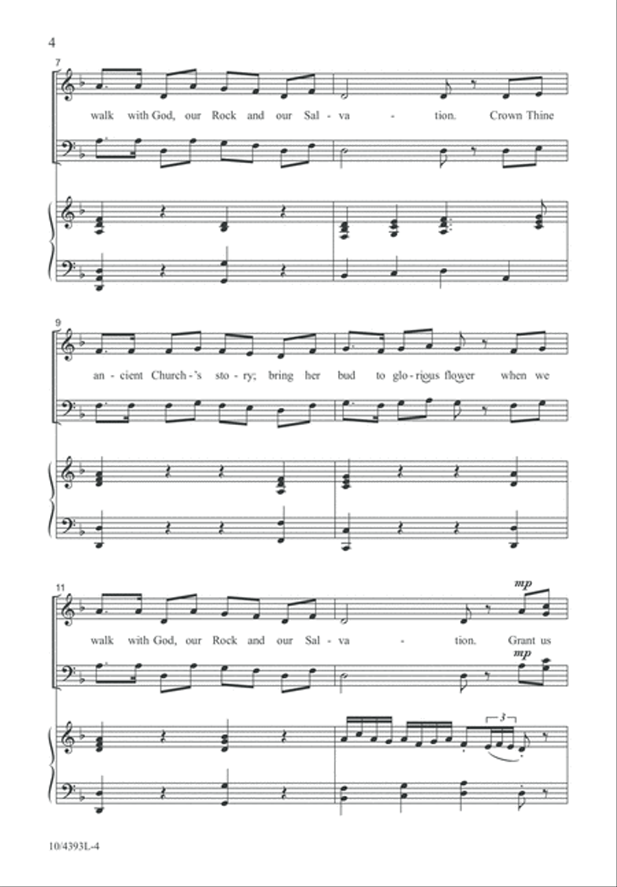 Our Rock and Our Salvation 4-Part scores gallery preview page 4