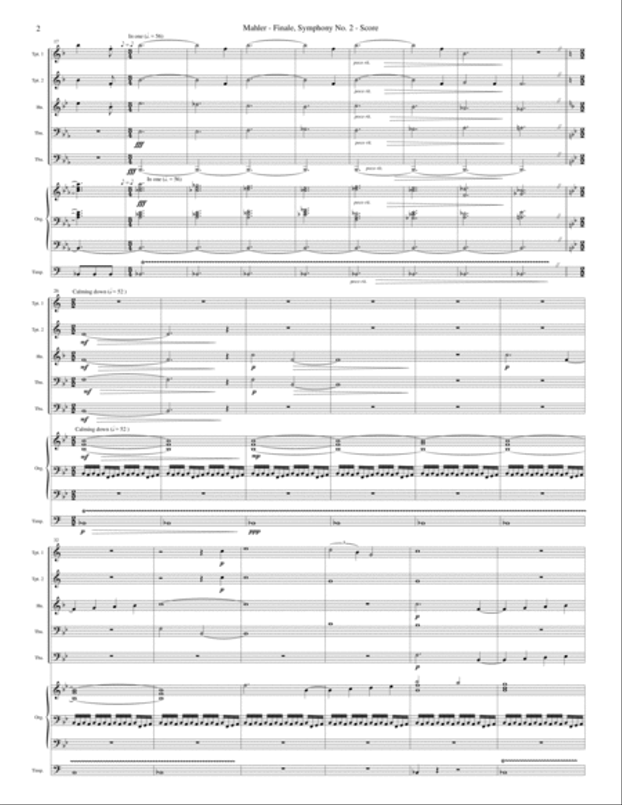 Finale, from Symphony No. 2 