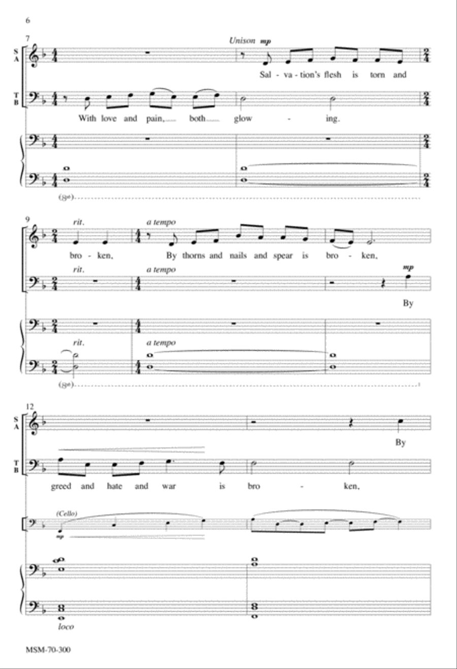 Return to Me (Choral Score) 4-Part scores gallery preview page 6