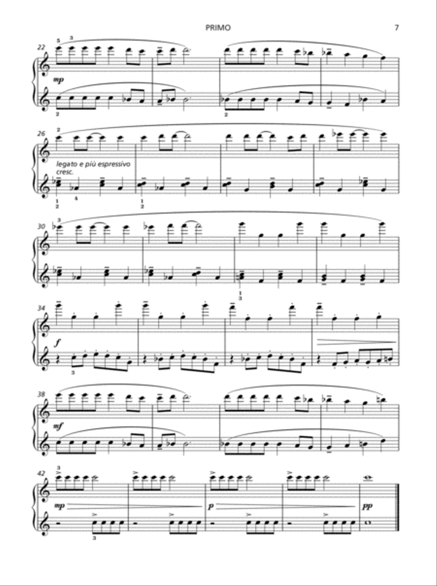 Piano Sketches Duets Book 1 Piano Duet scores gallery preview page 6