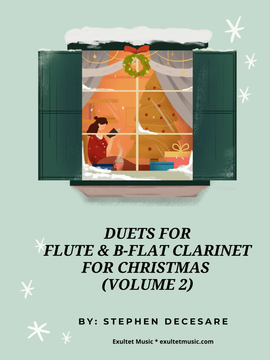 Duets for Flute and Bb-Clarinet for Christmas (Volume 2) image number null