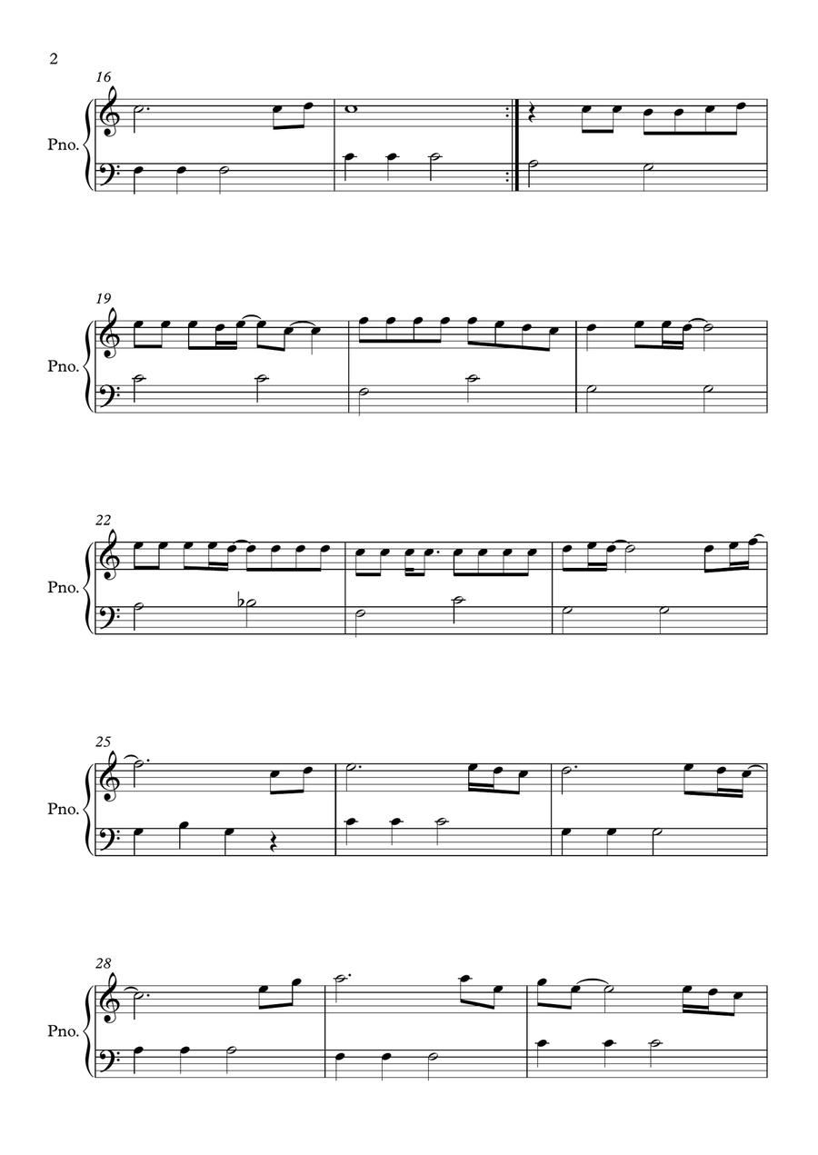 Take Me Home, Country Roads Easy Piano scores gallery preview page 2
