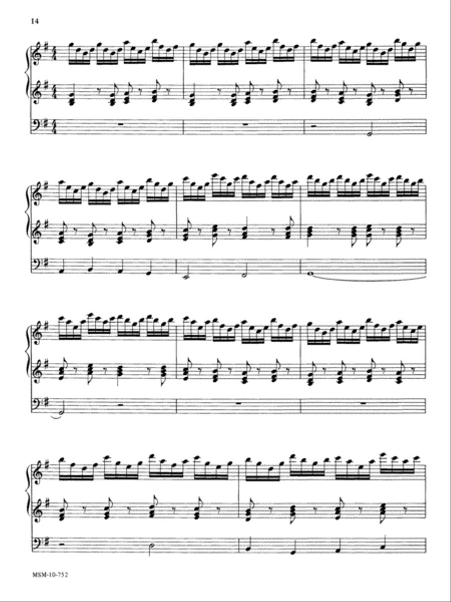 Praise God, from Whom All Blessings Flow Organ scores gallery preview page 3