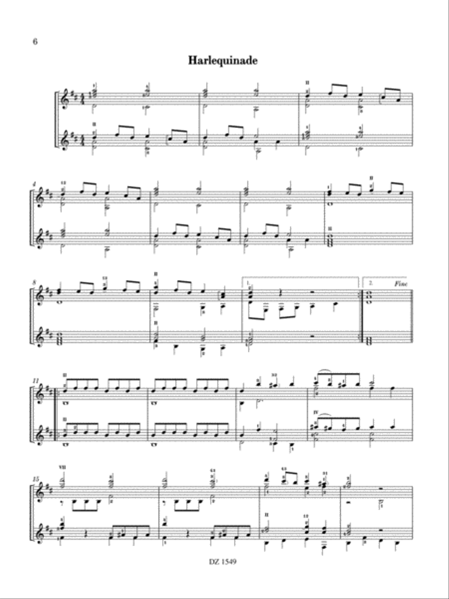 Partie polonaise (orig. for 2 baroque lutes) Lute scores gallery preview page 6