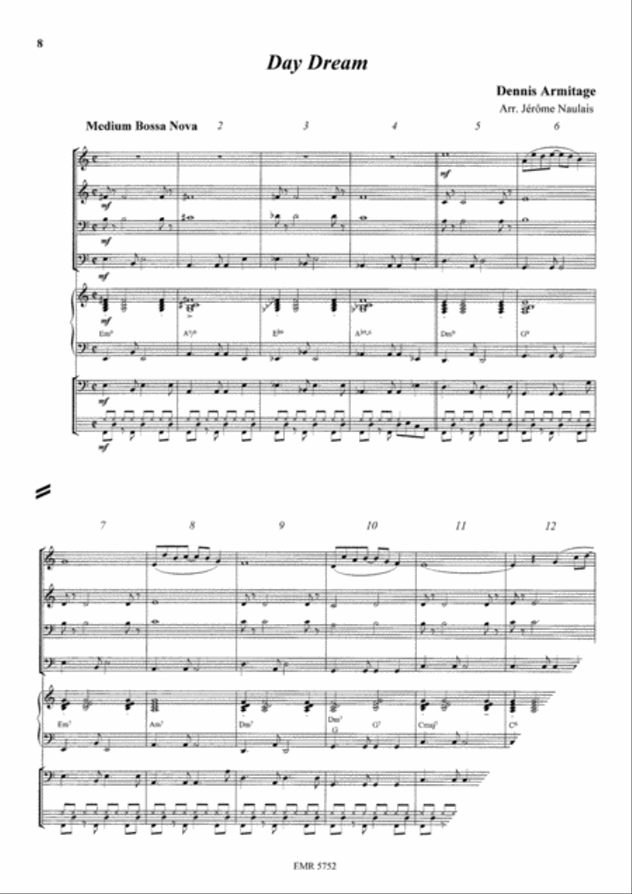 Bossa Nova Bossa Nova Brass Ensemble scores gallery preview page 4