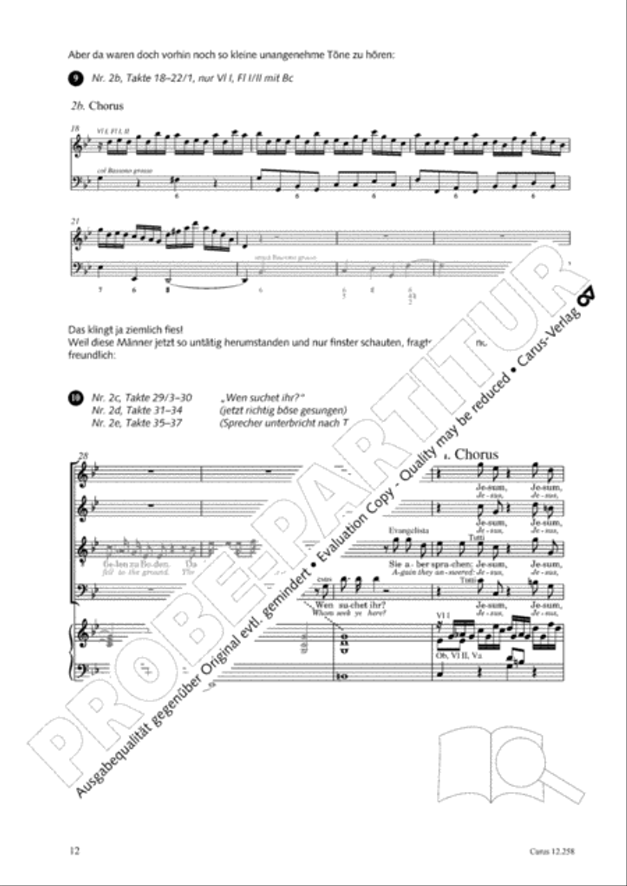 Johann Sebastian Bachs Johannes-Passion fur Kinder und Jugendliche STB scores gallery preview page 13