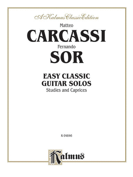 Carcassi-sor Easy Classic Guitar Solos